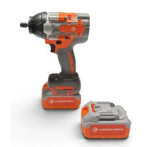 Pistol de Impact professional cu 2 acumulatori, 20V, 3.0Ah, set tubulare inclus