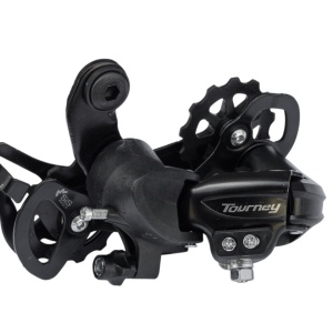 Schimbator spate Shimano Tourney 6-7v prindere pe cadru, negru