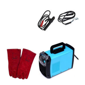 set aparat de sudura, inverter cu lcd igbt 300mma + masca + manusi piele - Img 2