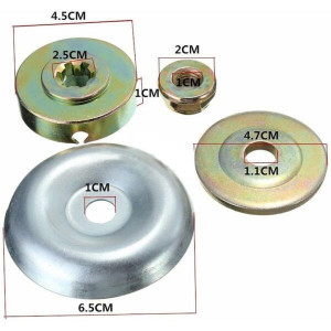 Set piulite motocoasa, oala, capace, reparatie cap rotativ / angrenaj unghiular motocoase - Img 3