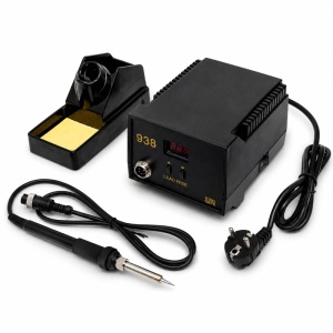Stație de lipit cu fludor 60W reglaj digital temperatură 200-480°C