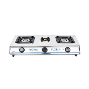 Aragaz portabil cu 3 arzatoare GPL Zilan Floria ZLN-8472 - Inox, pentru bucatarii mici si case de vacanta - Img 2