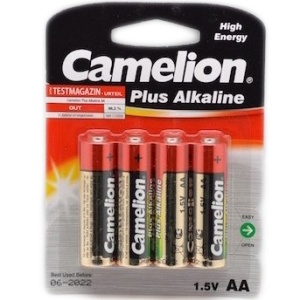 Baterii Alkaline Camelion High-Energy R6 AA, 4buc/set
