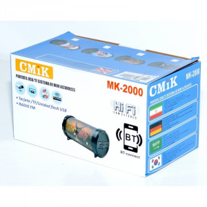 Boxa portabila MK-2000 cu Bluetooth, USB, card Micro SD si radio FM - Img 3