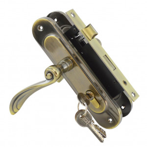 Broasca completa cu butuc 4 chei, Ø16.5 si manere BRONZ 58
