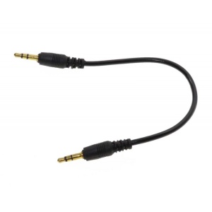 Cablu audio jack 3,5mm tata-tata / 20cm