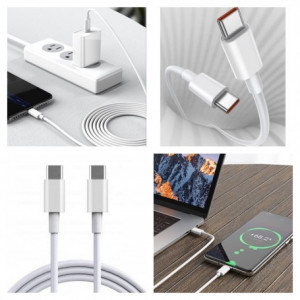 Cablu de alimentare si transfer date USB-C la USB-C 2 metri - Img 3