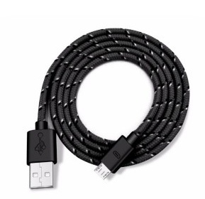 Cablu USB - Micro USB panzat, diverse culori