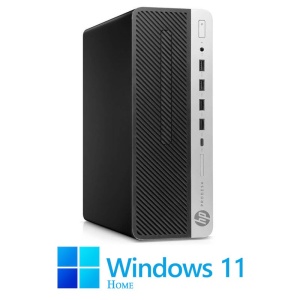 Calculator HP ProDesk 600 G4 SFF, Hexa Core i5-8500, 16GB DDR4, SSD, Win 11 Home