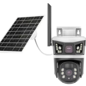 Cameră Bullet-Dome Wireless Smart Solar V380 Pro, 10x Zoom, Full HD, Wi-Fi, Night Vision, Solar Powered (model zy-a09-4g)