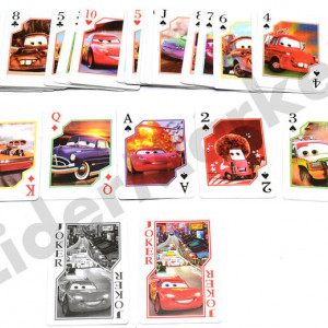 Carti de joc pentru copii - imprimeu Cars