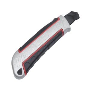 Cutter Profesional din Aluminiu cu lama 18mm Neagra - Img 6