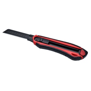 Cutter Profesional Ergonomic cu lama Neagra 18mm si Rezerva - Img 6
