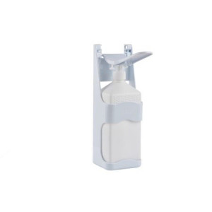 Dispenser pentru gel Alb dezinfectant si sapun lichid cu recipient 1L