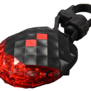 Far fata zoom, stop spate laser, manusi half finger, set kit complet, negru - Img 7