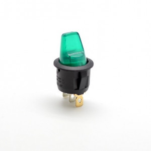 Intrerupator Basculant On-Of Cu Led Verde INT-12002V