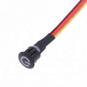 Intrerupator cu senzor touch 13 mm dimabil 12V-2,5A / HST06 - negru