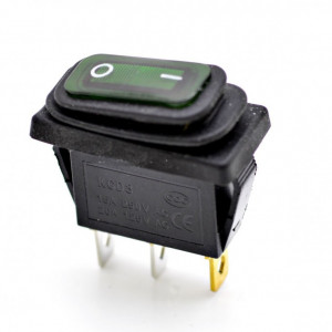 Intrerupator Irs Ingust Verde 3C Cu Cauciuc 220V-15A IRS-KCD3-V