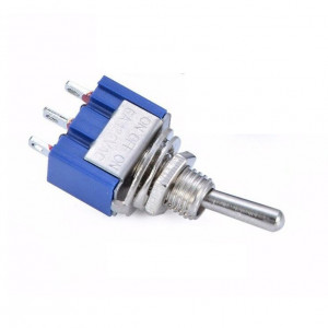 Intrerupator mini basculant, ON-OFF-ON, MTS-103