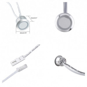 Intrerupator touch cu senzor pentru banda led 18 mm 12V-60W / 24V-120W - Img 2
