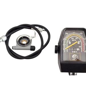Kilometraj vitezometru analog pentru bicicleta, actionat mecanic - Img 2