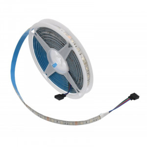 Kit banda LED 5050 RGB IP65 5m cu Bluetooth si telecomanda - Img 2