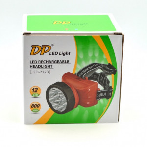 Lanterna De Cap Cu Acumulator 12 LED – 722B - Img 3