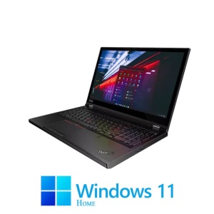 Laptop Lenovo P53, Hexa Core i7-9750H, 512GB SSD, Quadro T2000 4GB, Win 11 Home