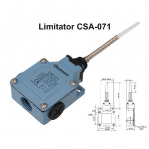 Limitator de cursa cu arc si plastic CSA-071 - Img 5