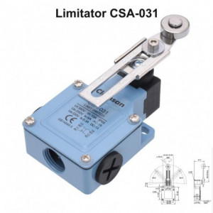 Limitator de cursa cu rola balansata CSA-031 - Img 5
