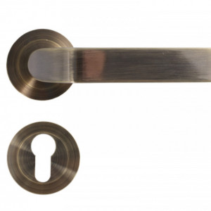 Manere plat sild rotund cheie BRONZ