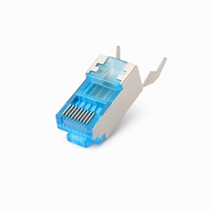 Mufa RJ45 S/FTP CAT 7 Albastru cu Ecranare Metalica - 50 Buc/Set
