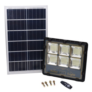 Proiector LED 300W cu panou solar si telecomanda