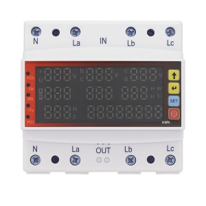 Protectie multifunctionala trifazica 100A - V/A/Hz/Kwh - Img 5