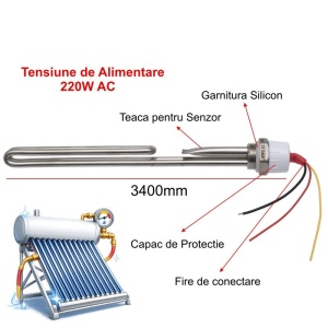 Rezistenta electrica 2000W 220V AC pentru panou solar presurizat cu boiler - Img 6