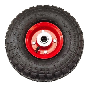 Roata liza carucior janta metal cu rulment TT 4.10 / 3.50-4 - 2PR - Img 2