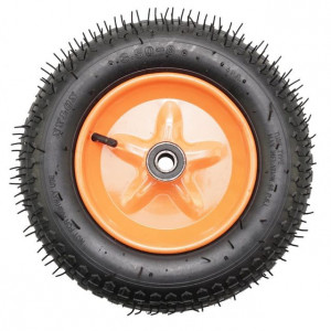 Roata roaba cu rulment portocalie TT 3.50-8 4PR