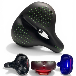 Șa bicicletă ergonomică cu stop LED integrat – 5 moduri de iluminare