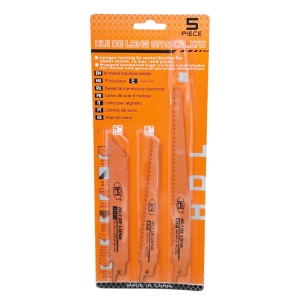 Set 5 panze fierastrau tip sabie metal si lemn