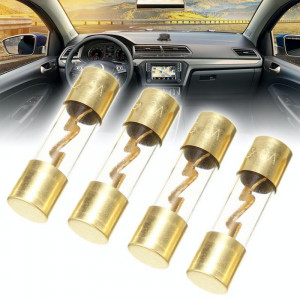 Siguranta statie audio auto gold 10 x 35 mm 40A 50A 60A 70A 80A - Img 2