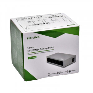 Switch 5 porturi 10/100Mbps Pix Link - Img 2