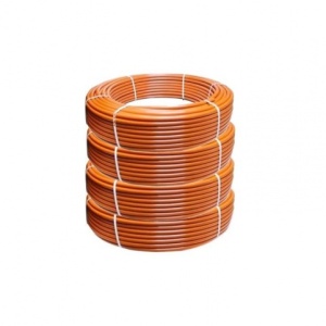 Teava PVC flexibila, LSZH ignifuga 25 mm - rola 100 metri 750N portocalie