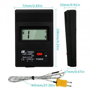 Termometru cu sonda K TM-902C , -50C˚+ 1300C˚ - Img 2