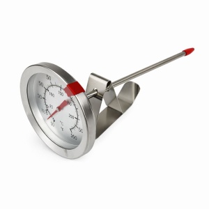 Termometru Metalic Analog cu Tija pentru Temperaturi Inalte pană la 300 grade Celsius cu Tija 120 mm – Cuptoare si HoReCa - Img 2