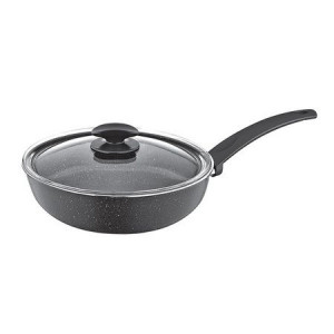 Tigaie teflon cu capac sticla 28 cm