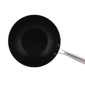 Tigaie Wok Zilan ZLN0934, Diametru 28 cm, 7 straturi de material, Maner nituit, Compatibil cuptor si masina de spalat vase