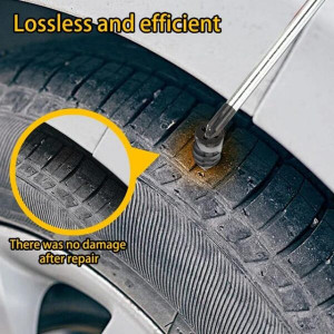 Truse de reparare a anvelopelor cu vid Mașină Motociclete Scooter Tubeless Cauciuc Set de instrumente de reparare a perforațiilor - Img 3