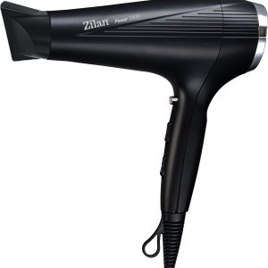 Uscator de par Zilan ZLN9389, 2200W, 2 trepte de viteza, 3 trepte de temperatura, cu aer cald si rece, Negru