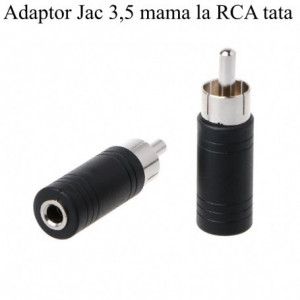 Adaptor RCA tata – jack 3,5 mama mono - Img 3