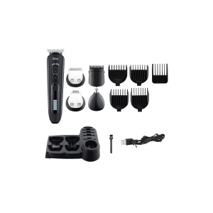 Aparat de tuns multifunctional 10 in 1 Zilan ZLN5919, Uranus - cordless, LED display, pentru tot corpul - Img 2